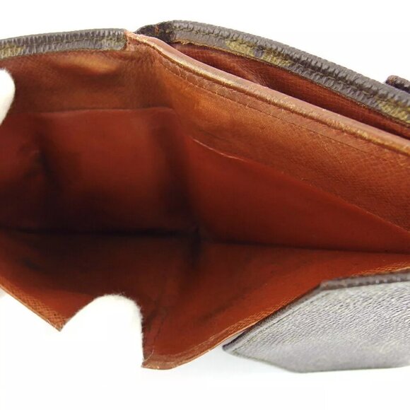 Louis Vuitton W Hook Wallet Monogram Beige Monogram Canvas Authentic Used - Picture 13 of 16